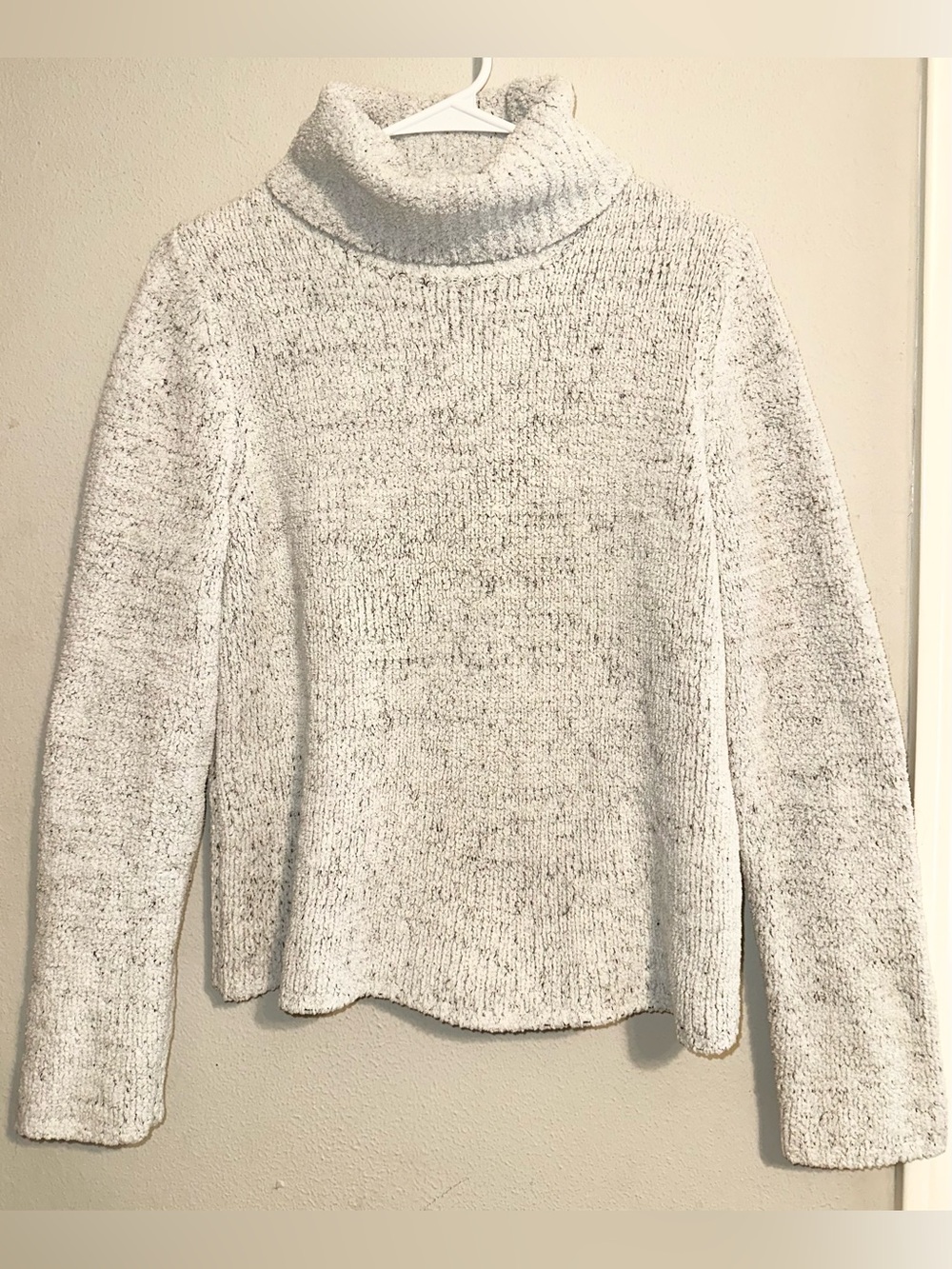 Carroll Reed Cozy White Turtleneck Sweater